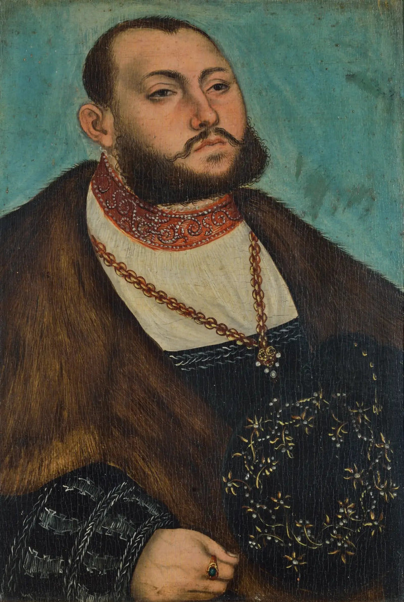 Portret van Jean Frédéric de Magnifieke, keurvorst van Saksen - Lucas Cranach de Ouder