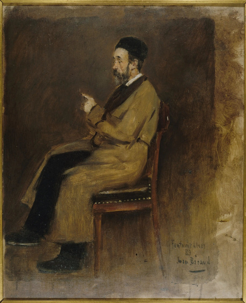 Portret van Jean-Jacques Weiss (1827-1891), redacteur bij de 
