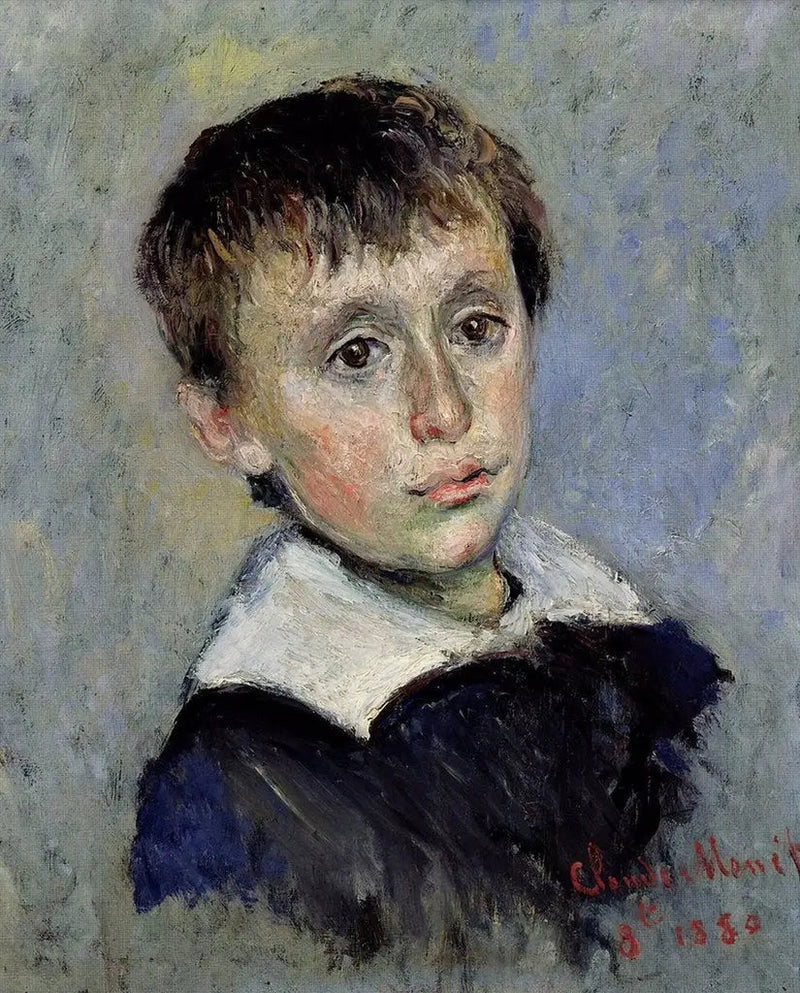 Portret van Jean Monet - Claude Monet