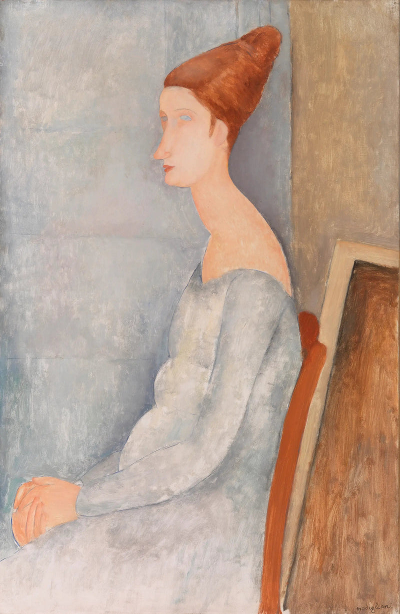 Portret van Jeanne Hébuterne - Amedeo Modigliani