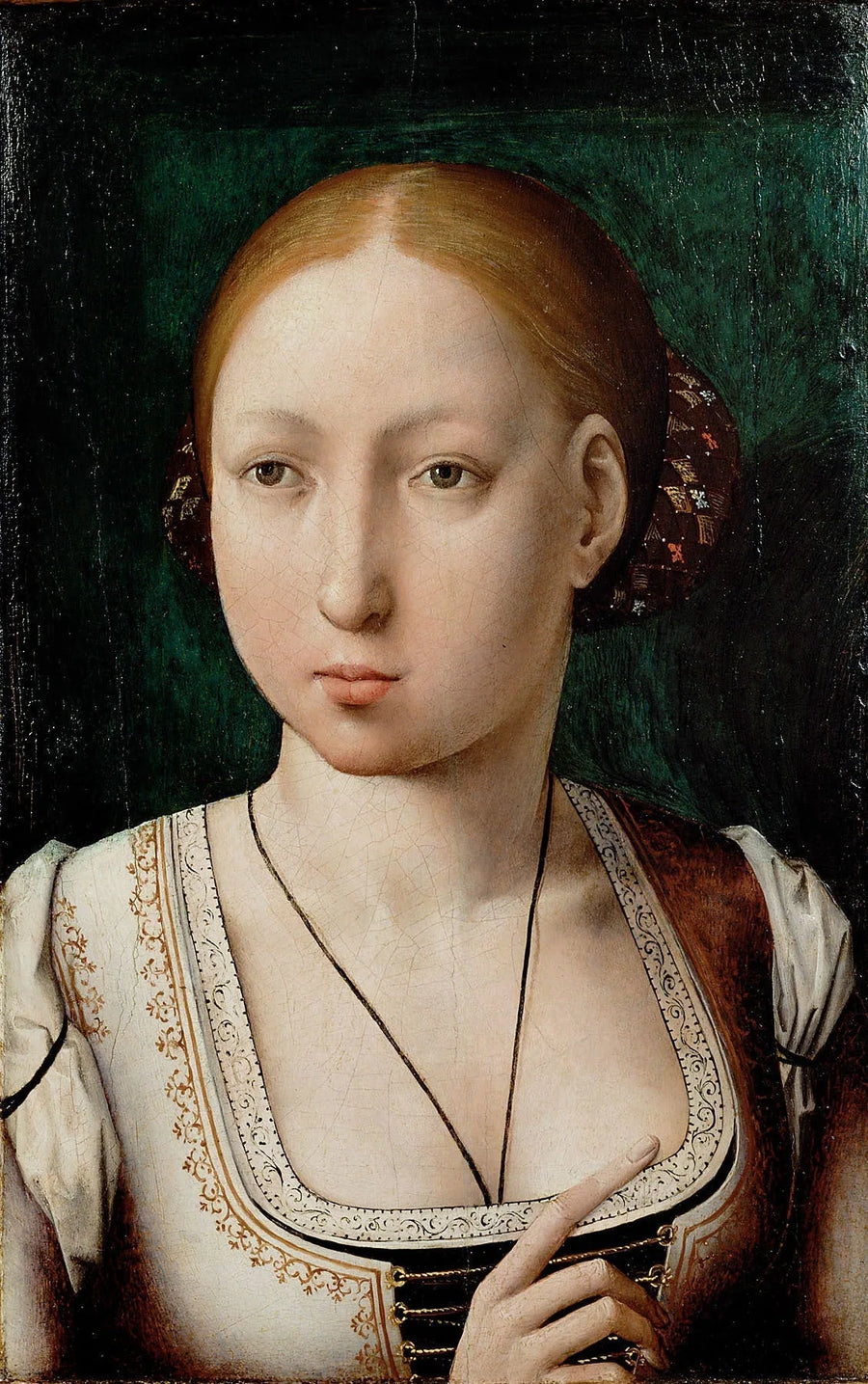 Portret van Jeanne de Gek - Juan de Flandes
