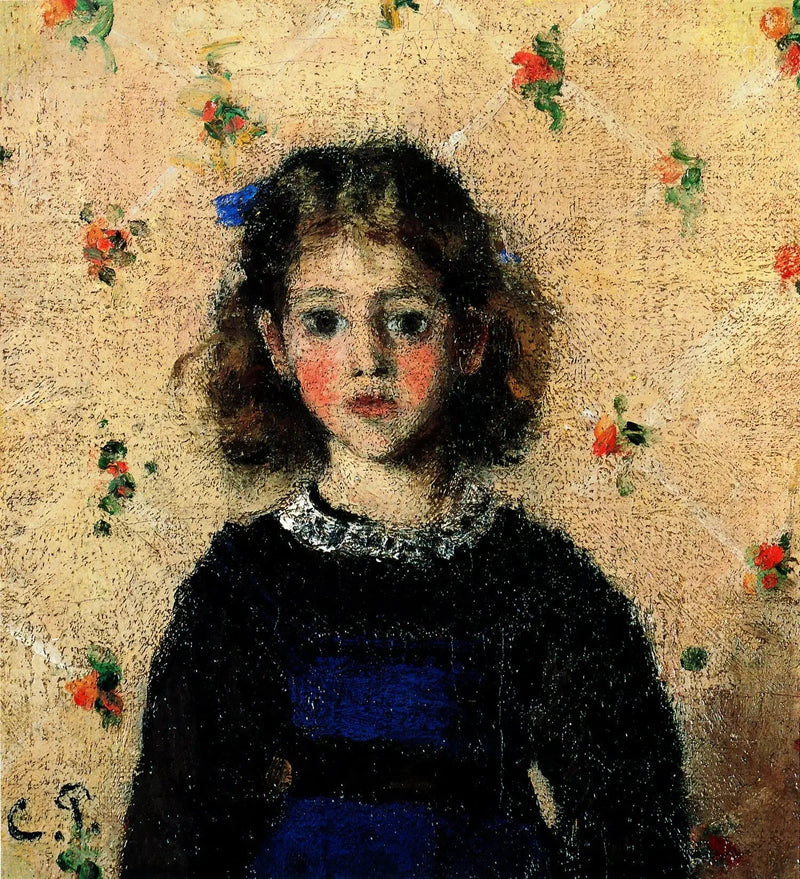 Portret van Jeanne Pissarro, ook wel Minette genoemd - Camille Pissarro
