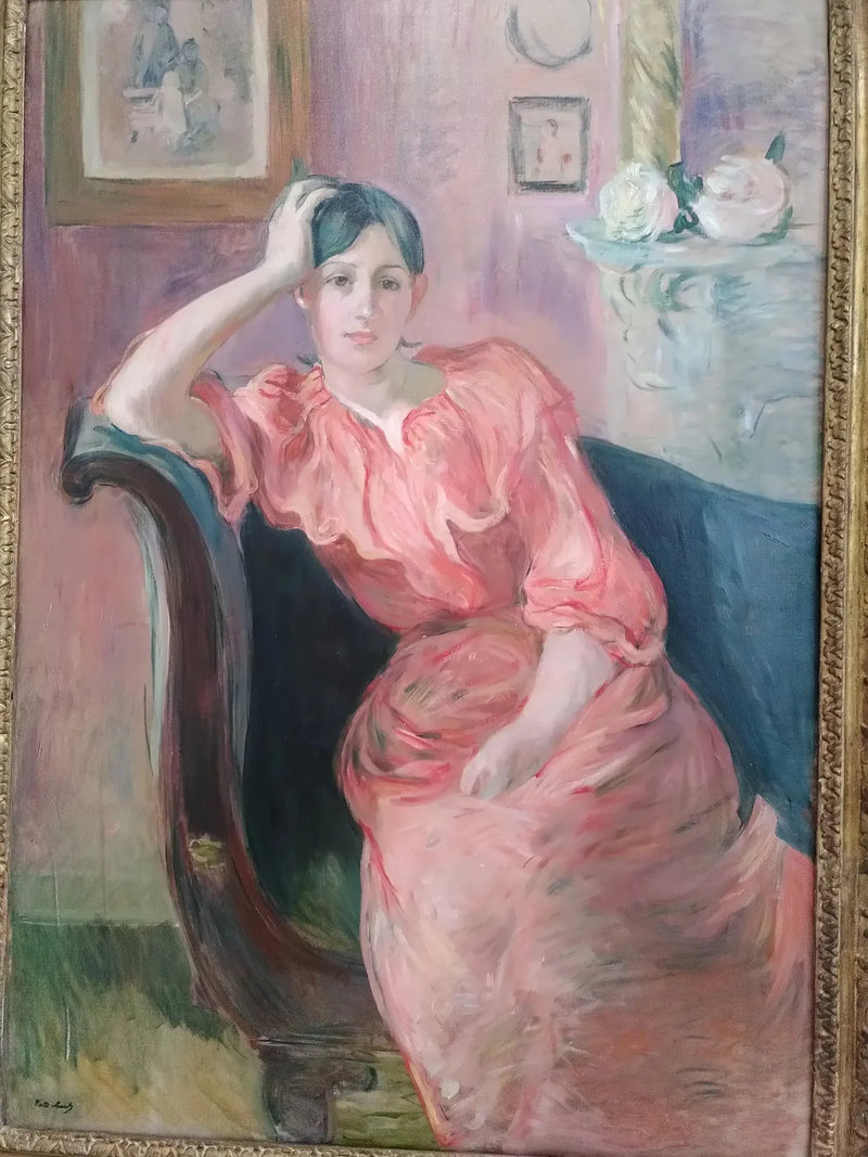 Portret van Jeanne Pontillon - Berthe Morisot