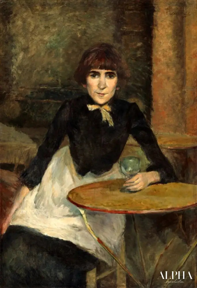 Portrait de Jeanne Wenz - Toulouse Lautrec - Reproductions de tableaux et peintures haut de gamme