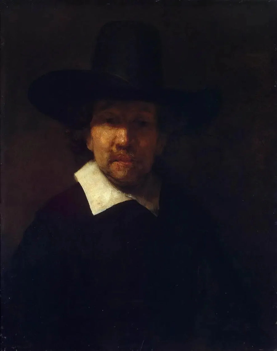 Portret van Jérémie de Decker - Rembrandt