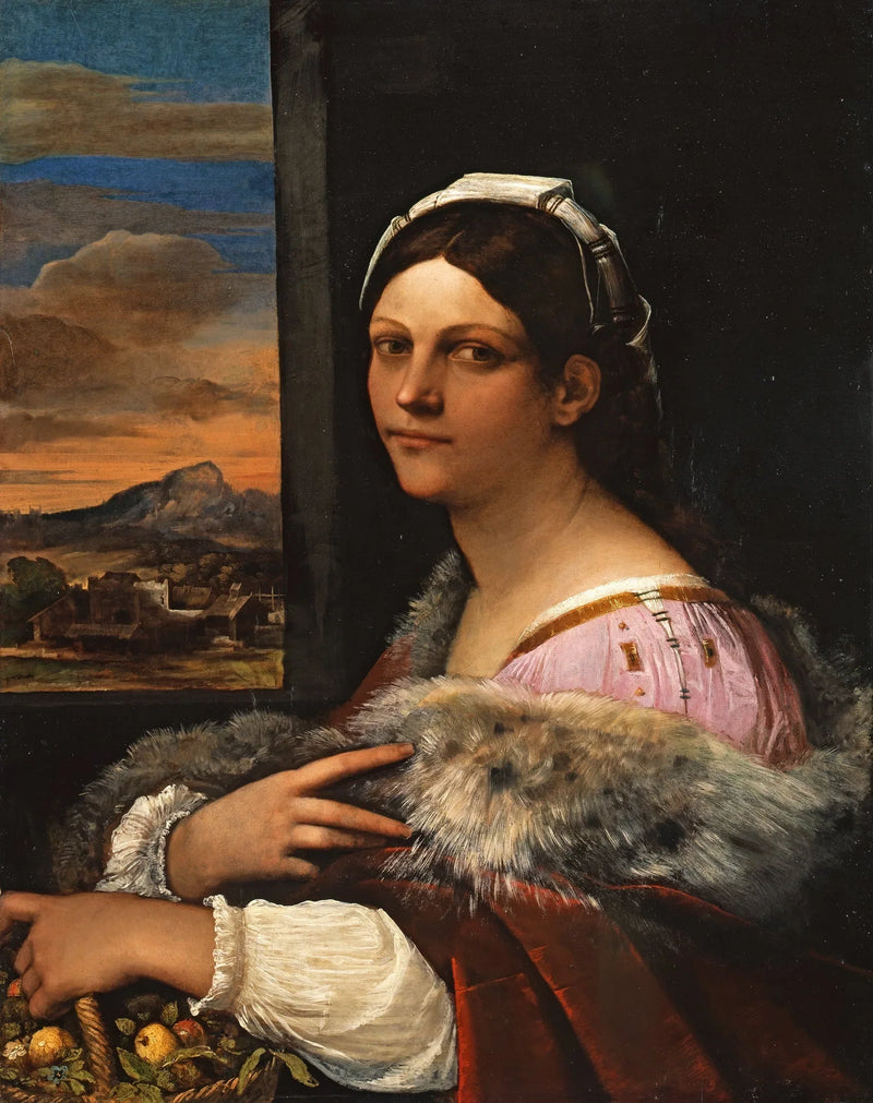 Portret van een jonge dame - Sebastiano del Piombo