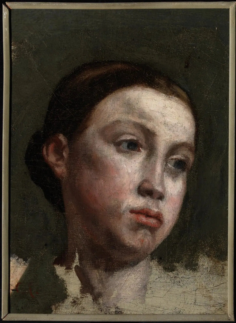 Portret van een jonge vrouw - Gustave Courbet