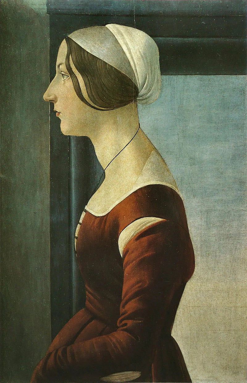Portret van een jonge vrouw - Sandro Botticelli