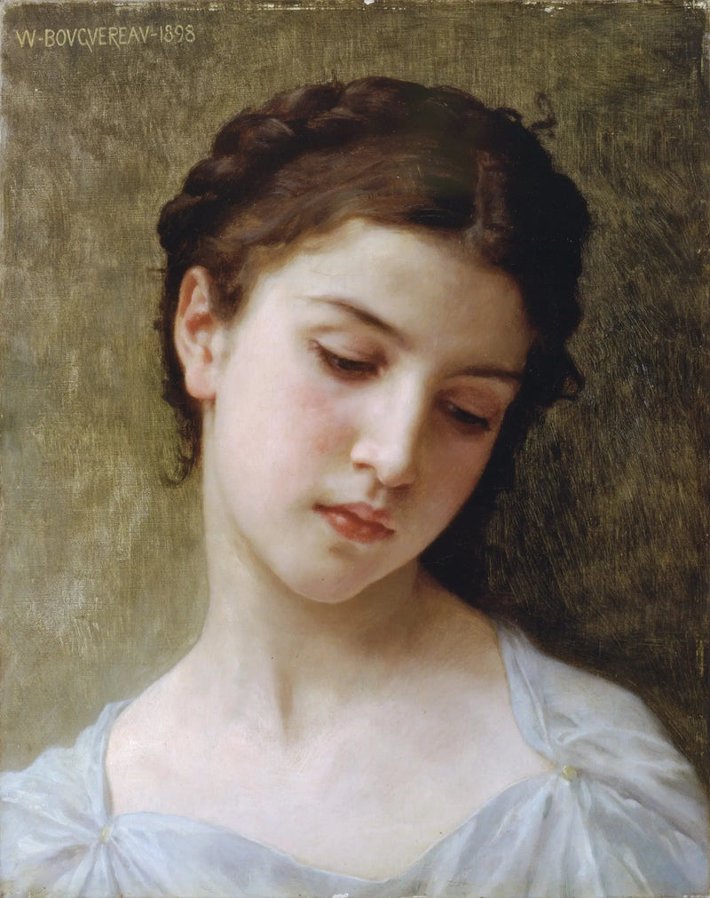 Portret van een jong meisje - Bouguereau