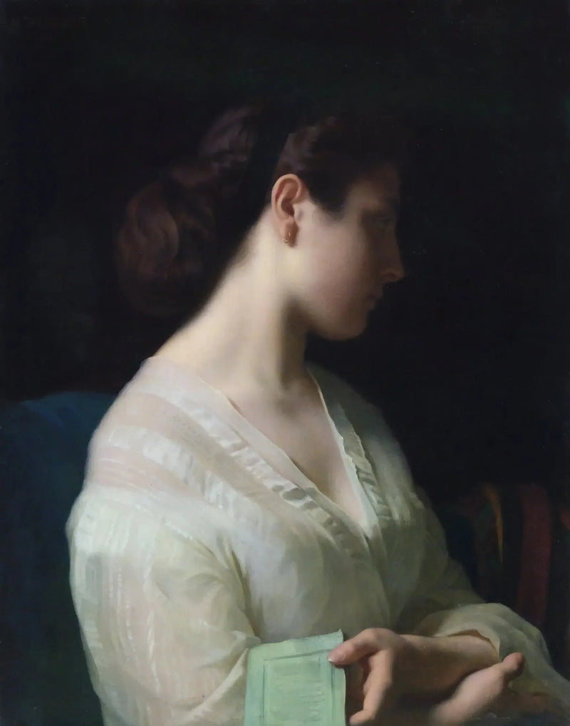 Portret van een jonge meisje - Hippolyte Flandrin