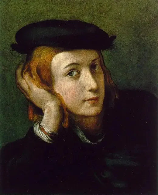 Portret van een jonge man - Antonio da Correggio