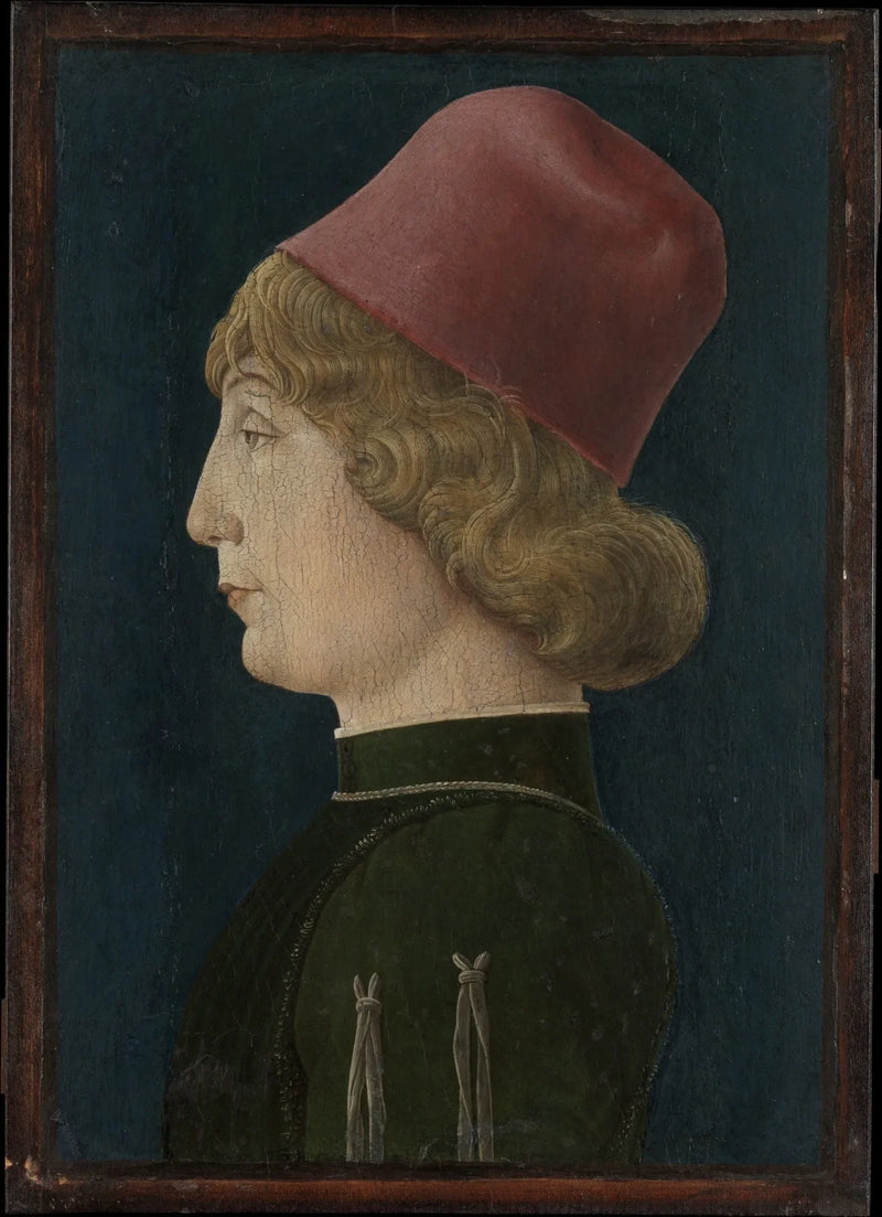 Portret van een jonge man - Cosmé Tura