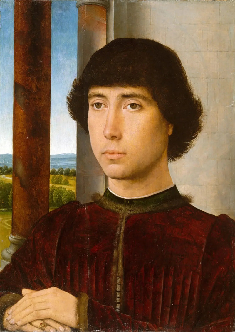Portret van een jonge man - Hans Memling