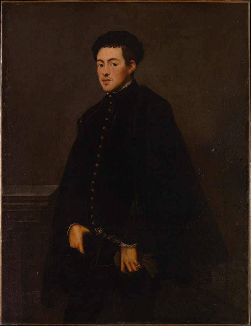 Portret van een jonge man - Jacopo Tintoretto