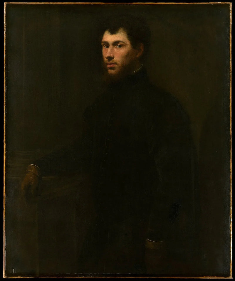 Portret van een jonge man - Jacopo Tintoretto