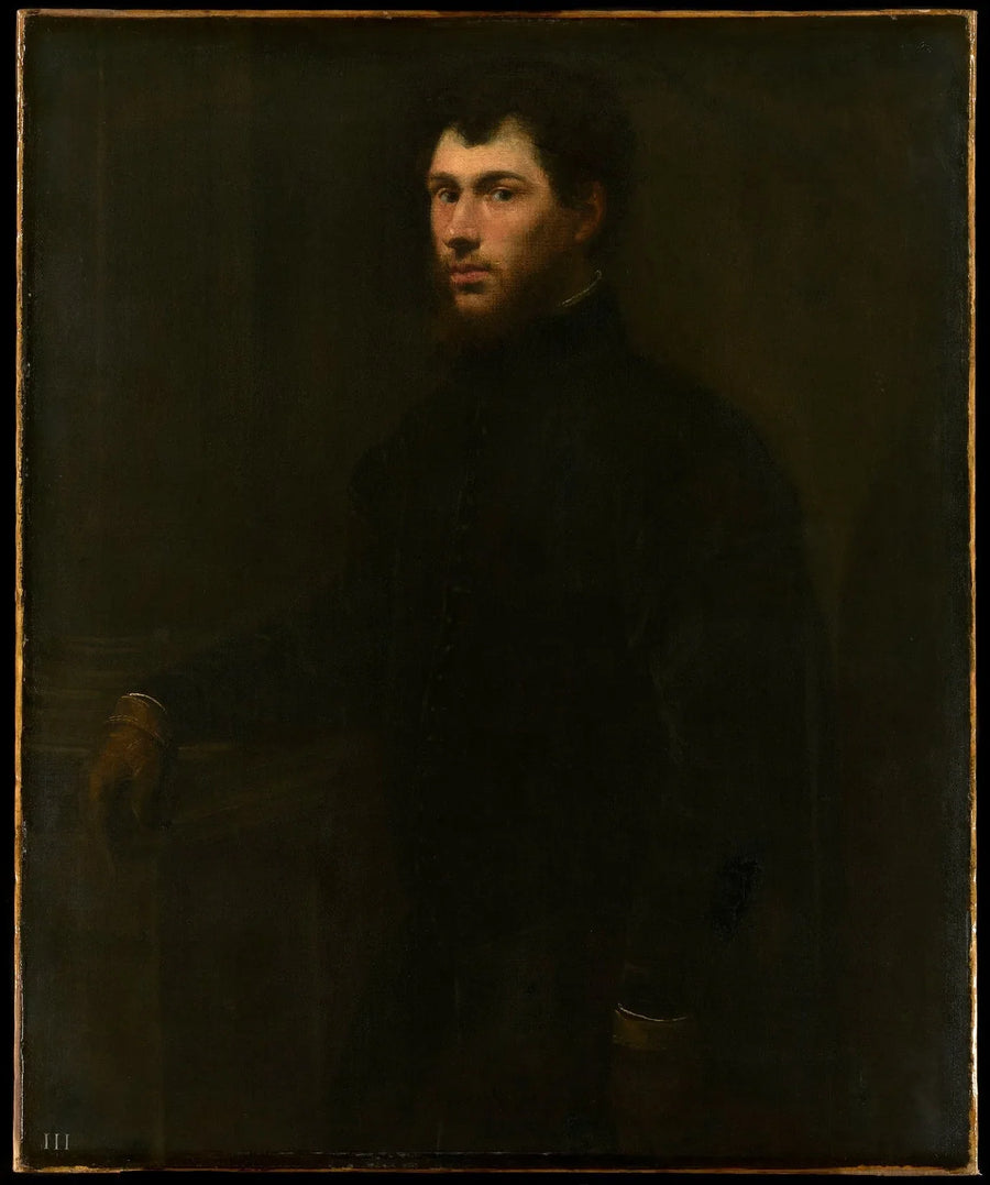 Portret van een jonge man - Jacopo Tintoretto