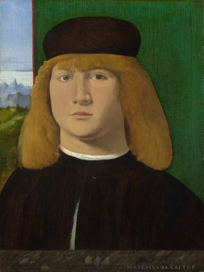 Portret van een jonge man - Marco Basaiti