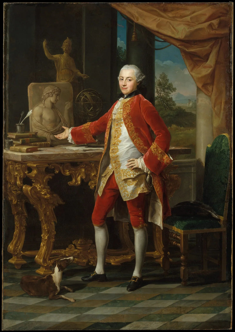 Portret van een jonge man - Pompeo Batoni