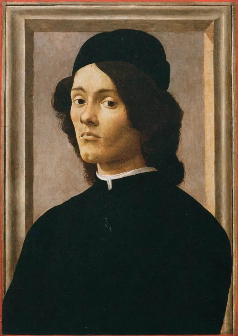 Portret van een jonge man - Sandro Botticelli