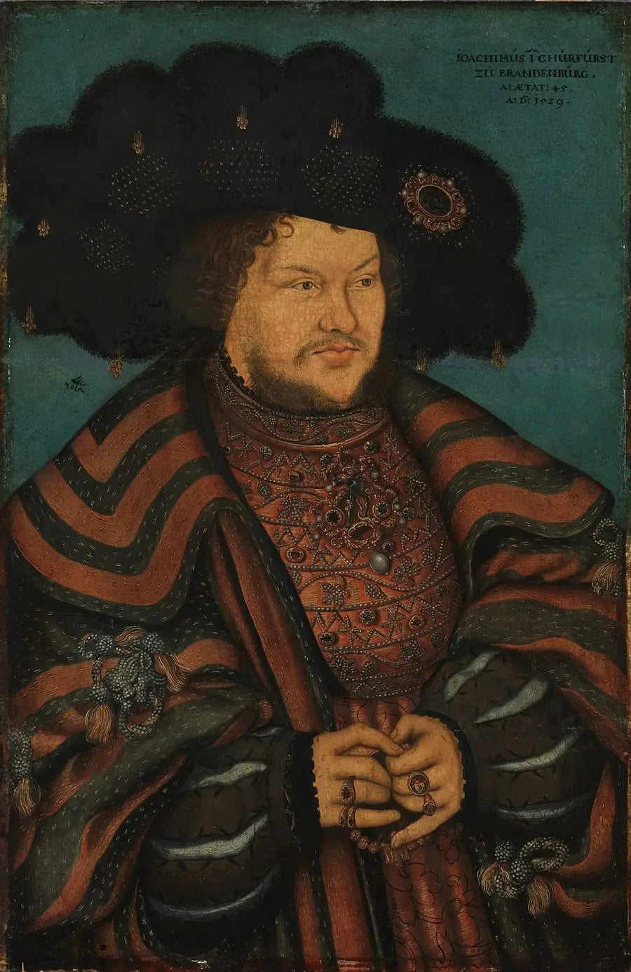 Portret van Joachim I. Nestor, keurvorst van Brandenburg - Lucas Cranach de Oudere