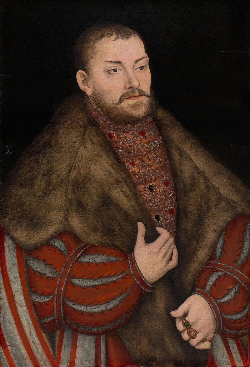 Portret van Joachim II, keurvorst van Brandenburg (1505-1571) - Lucas Cranach de Oudere
