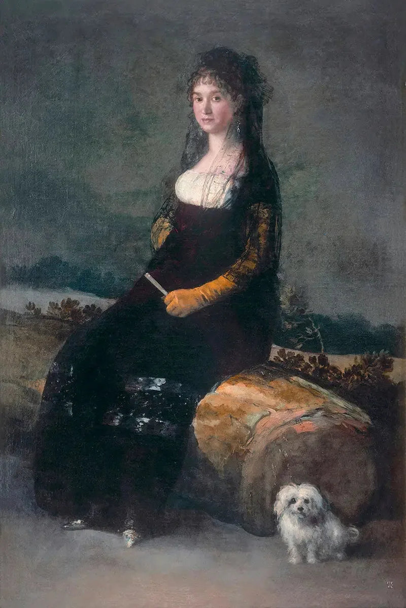 Portret van Joaquina Candado Ricarte - Francisco de Goya