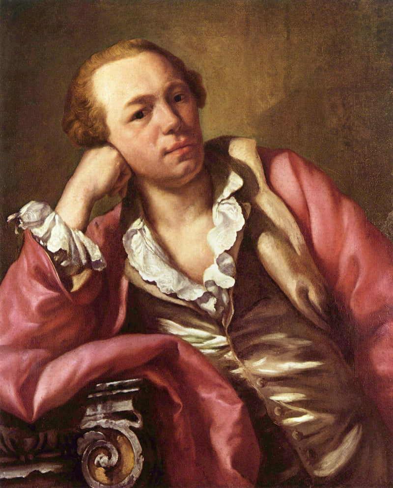 Portret van Johann Dietrich Heumann (1724-1774) - Anton Raphael Mengs