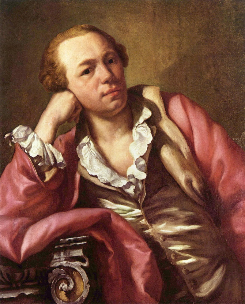 Portret van Johann Dietrich Heumann (1724-1774) - Anton Raphael Mengs