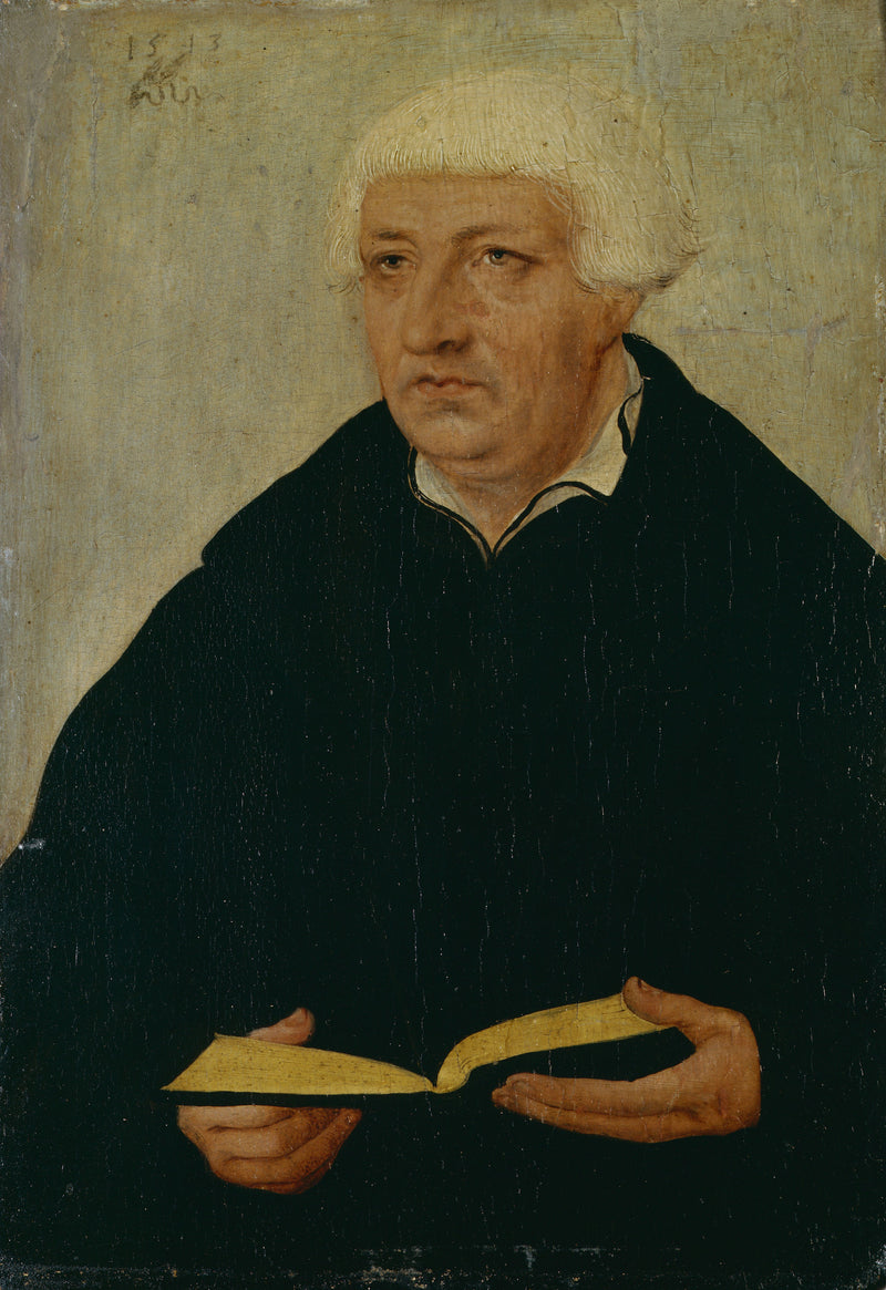 Portret van Johannes Bugenhagen - Lucas Cranach de Oudere