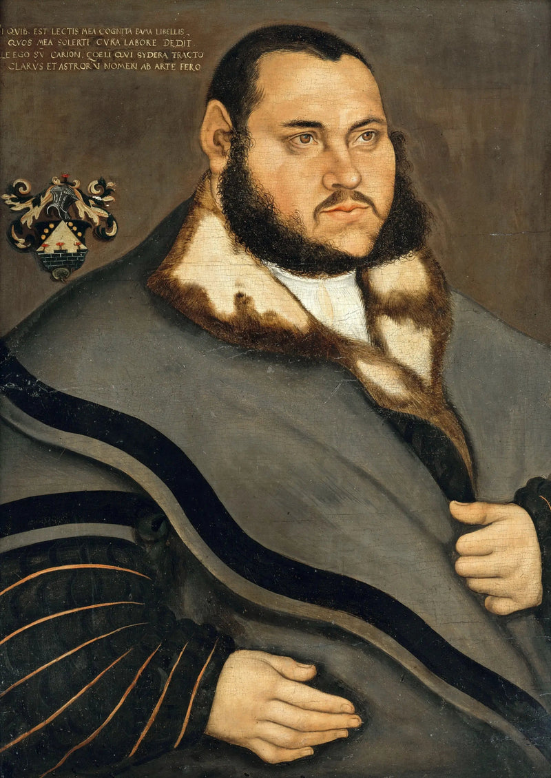 Portret van Johannes Carion - Lucas Cranach de Oudere