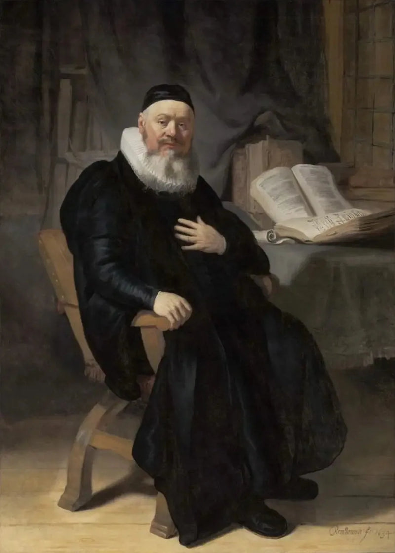 Portret van Johannes Elison - Rembrandt