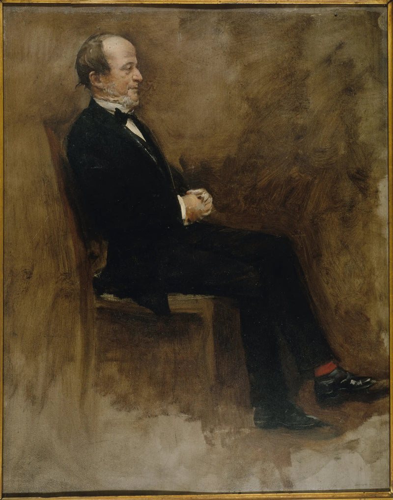 Portret van John Lemoine (1815-1892), publicist, hoofdredacteur van de 