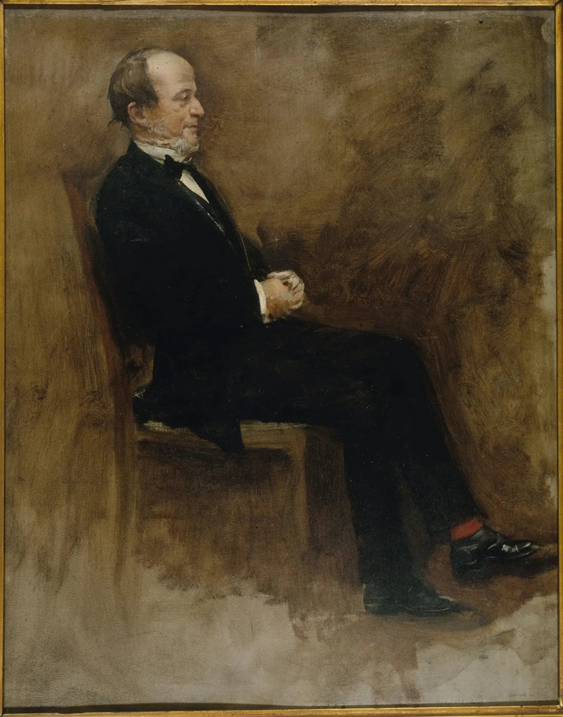 Portret van John Lemoine (1815-1892), publicist, hoofdredacteur van de 
