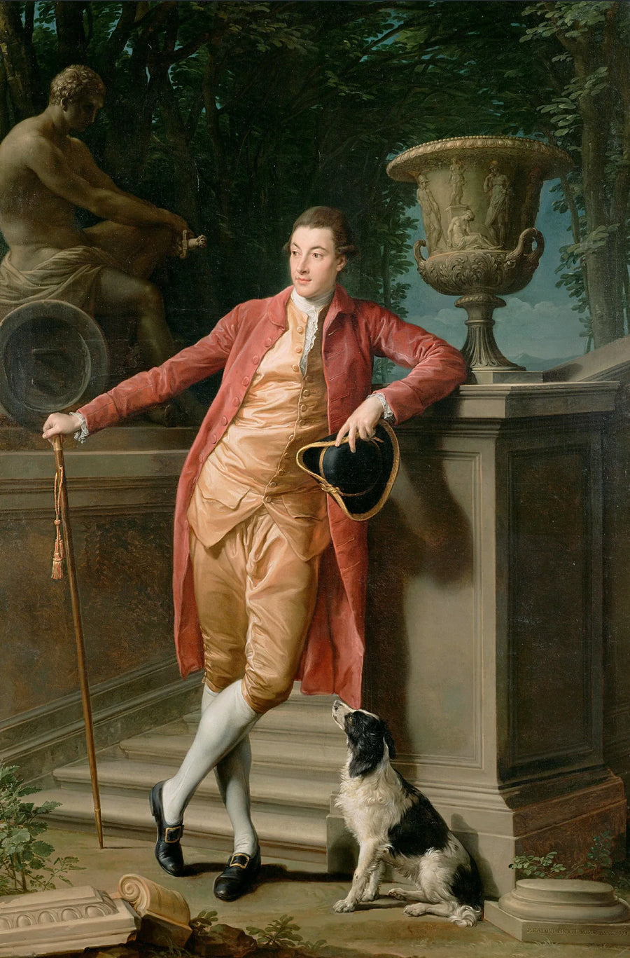 Portret van John Talbot, toekomstige 1e graaf Talbot - Pompeo Batoni