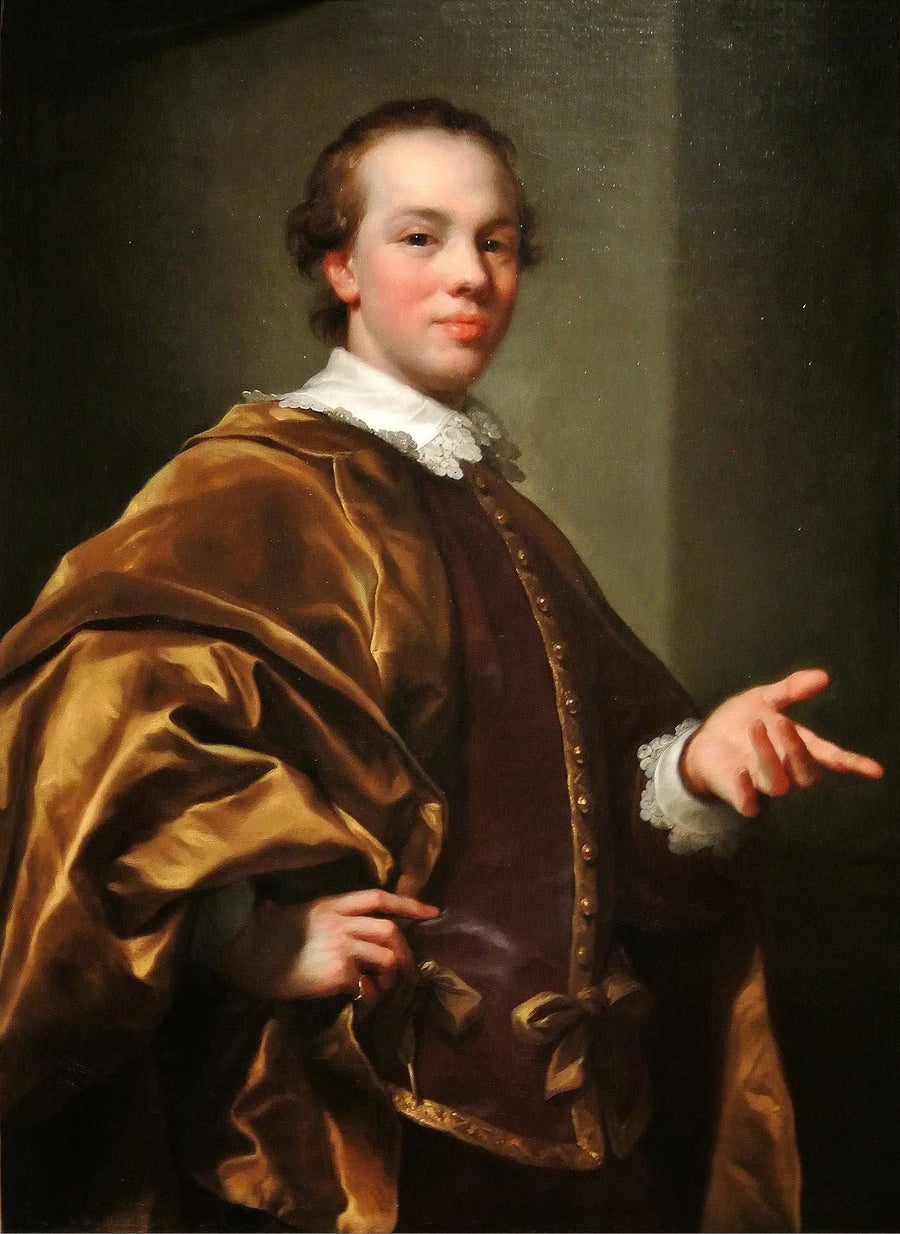 Portret van John Vicomte Garlies, toekomstige 7e graaf van Galloway, als meester van Garlies - Anton Raphael Mengs