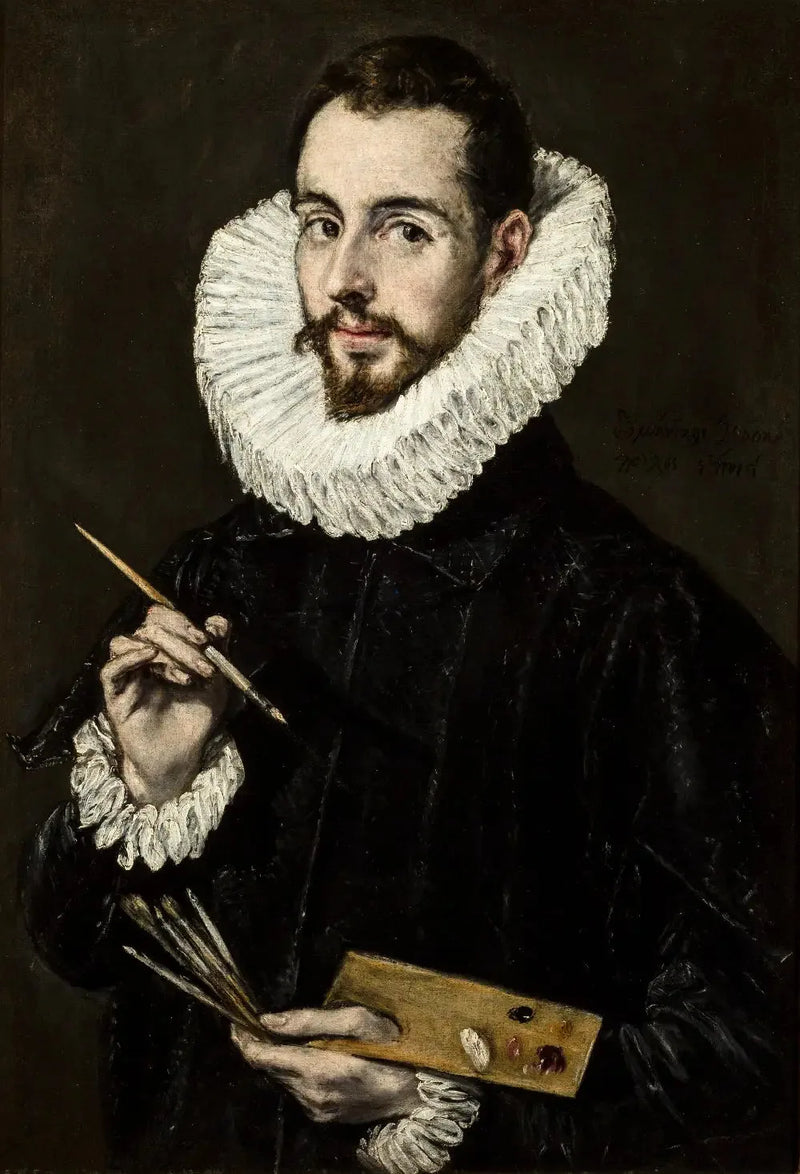 Portret van Jorge Manuel Theotocopouli - El Greco