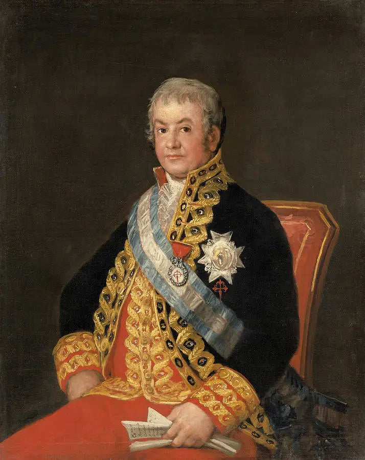 Portret van José Antonio Marqués de Caballero - Francisco de Goya