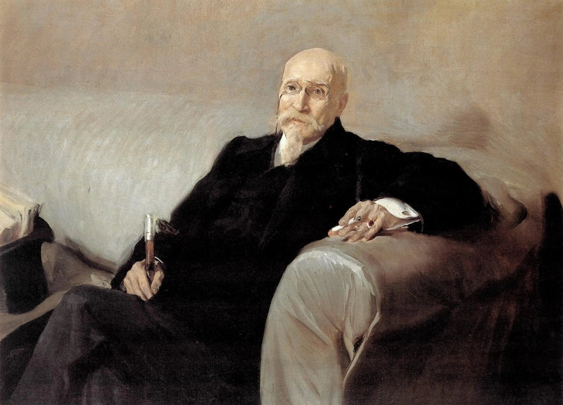 Portret van José Echegaray - Joaquín Sorolla