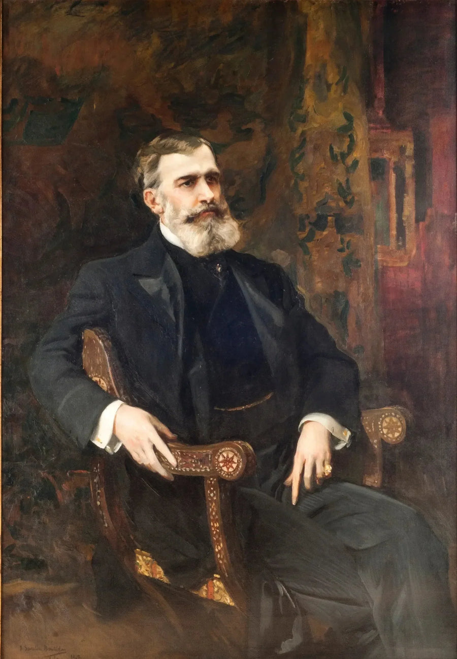 Portret van José Prudencio Guerrico - Joaquín Sorolla