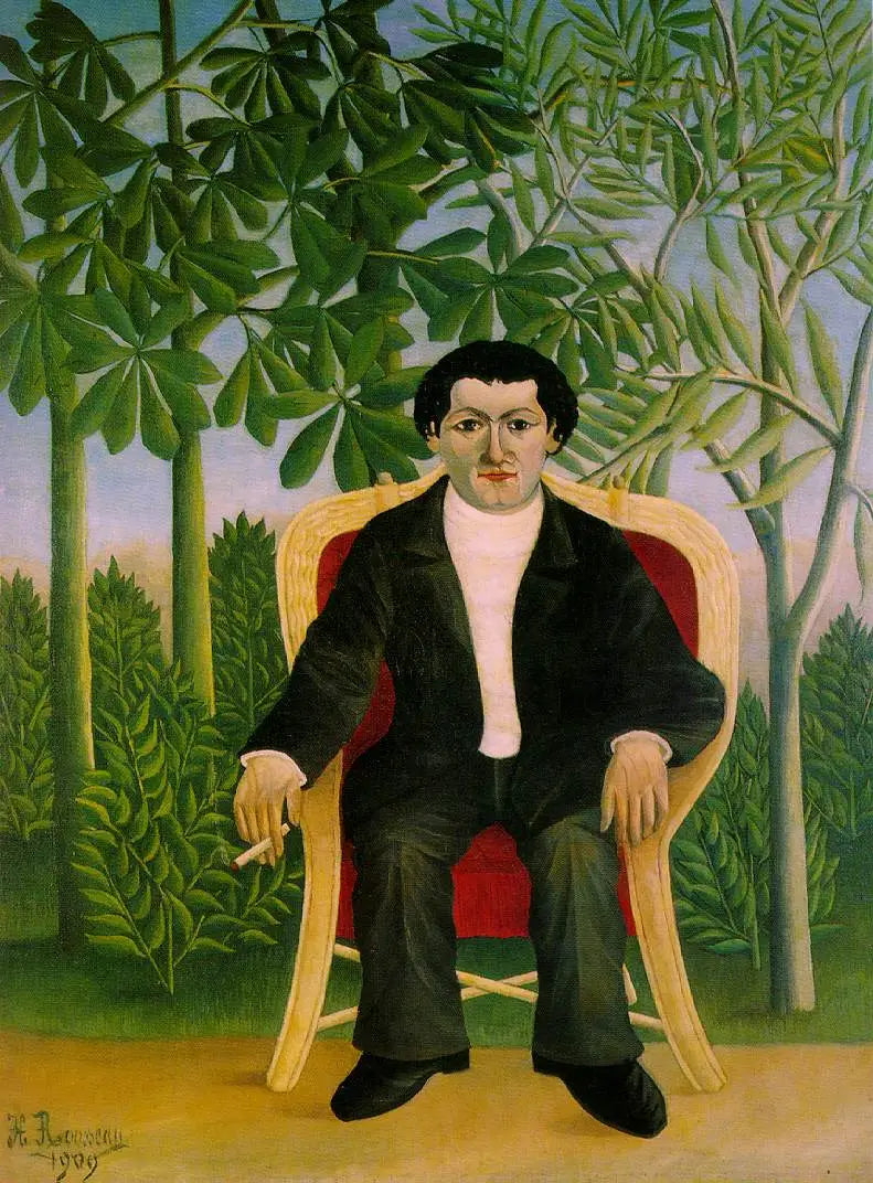 Portret van Joseph Brummer - Henri Rousseau