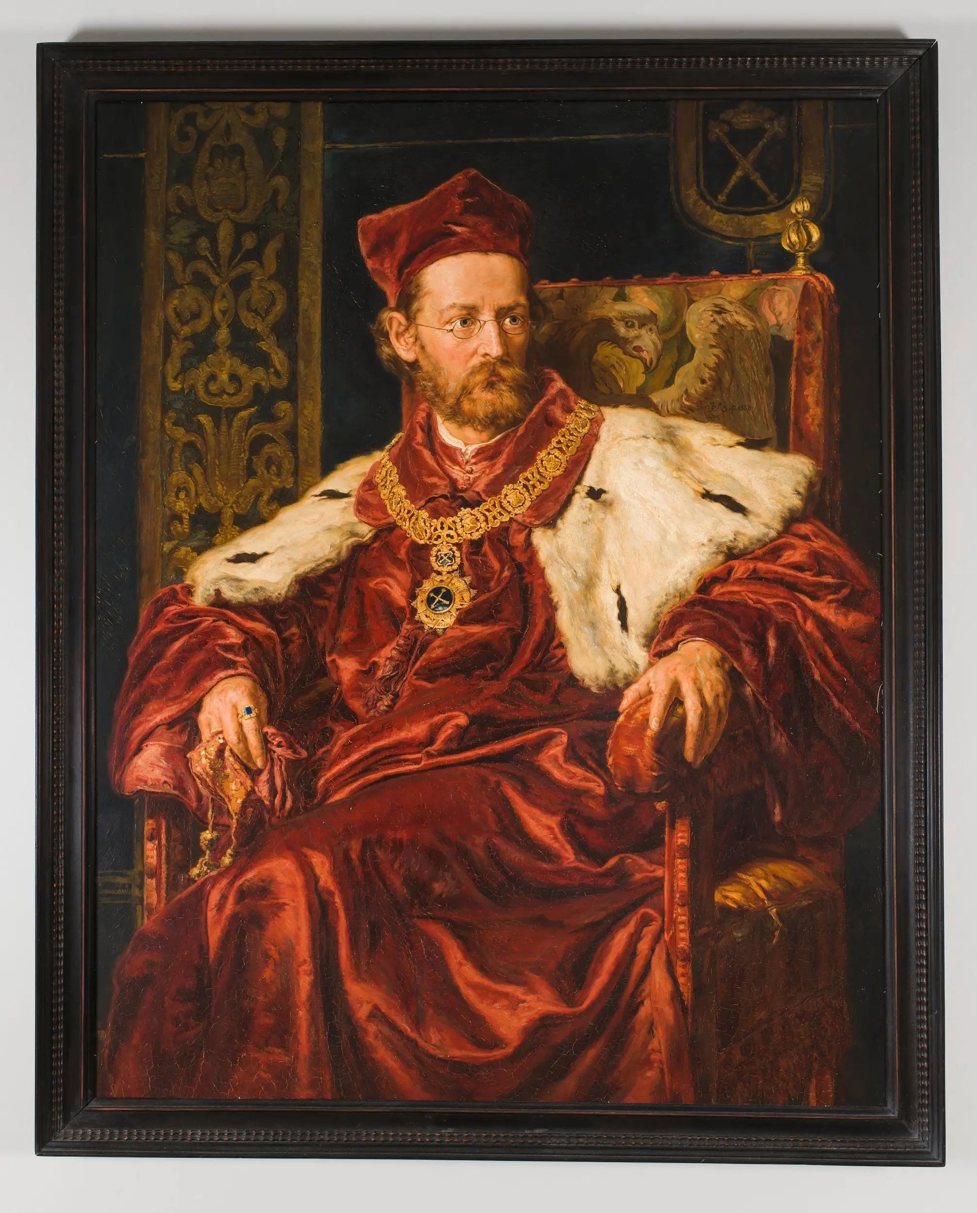 Portrait de Józef Szujski - Jan Matejko - Alpha Reproduction
