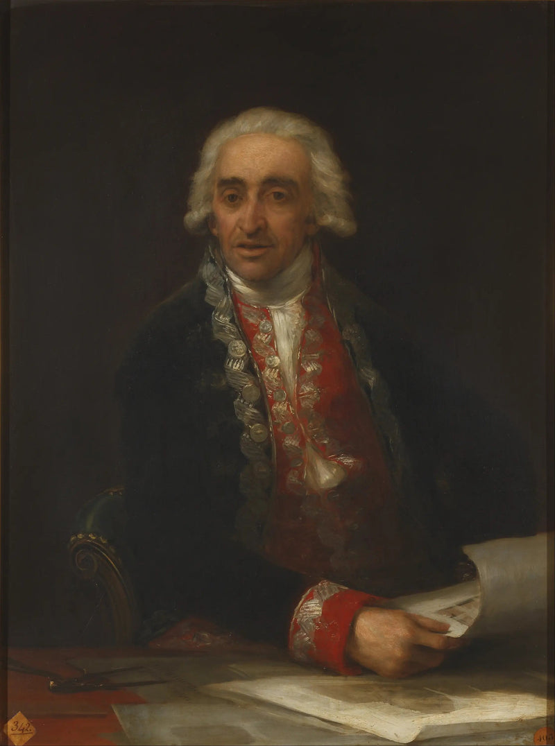 Portret van Juan de Villanueva - Francisco de Goya