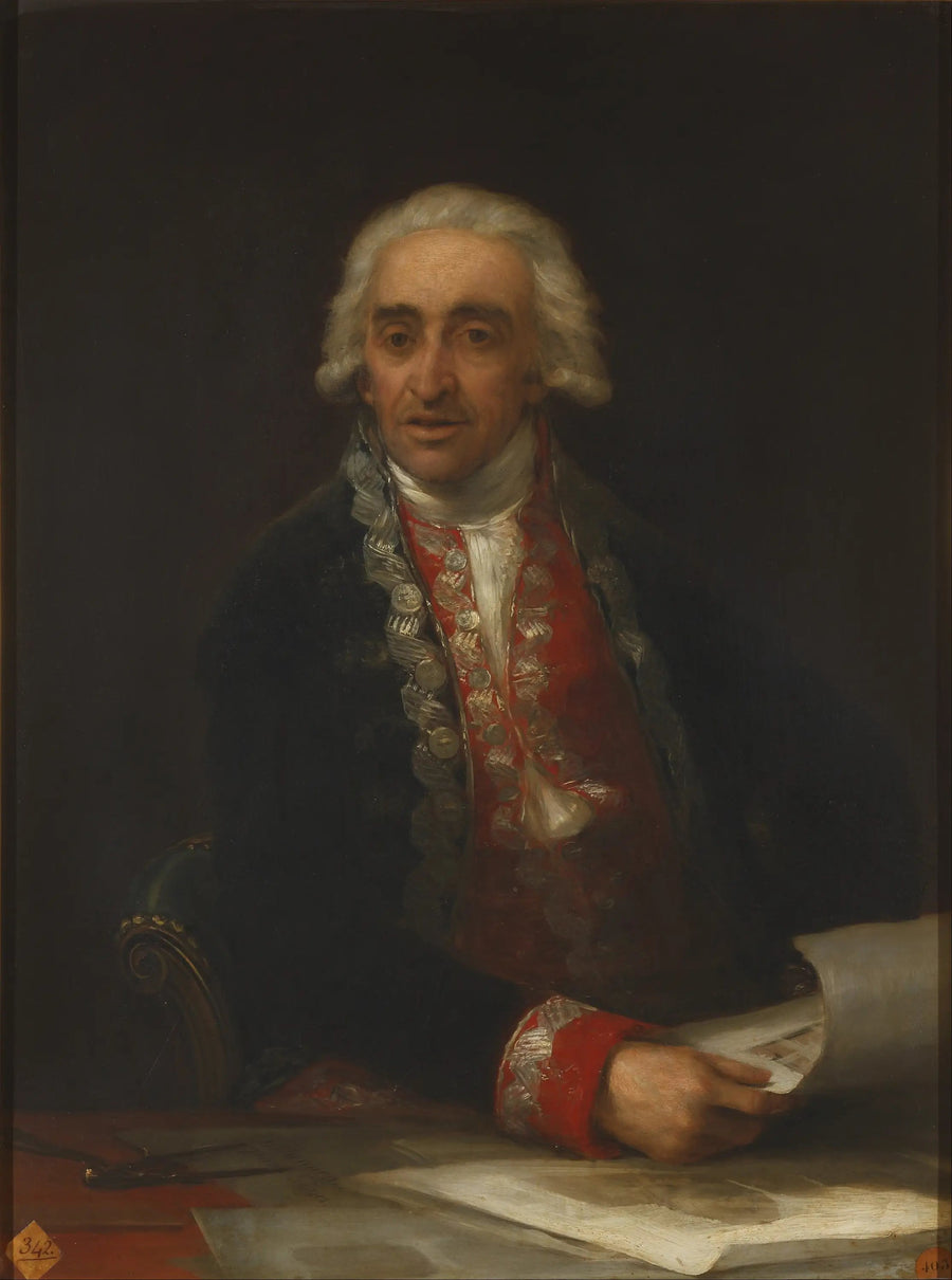 Portret van Juan de Villanueva - Francisco de Goya