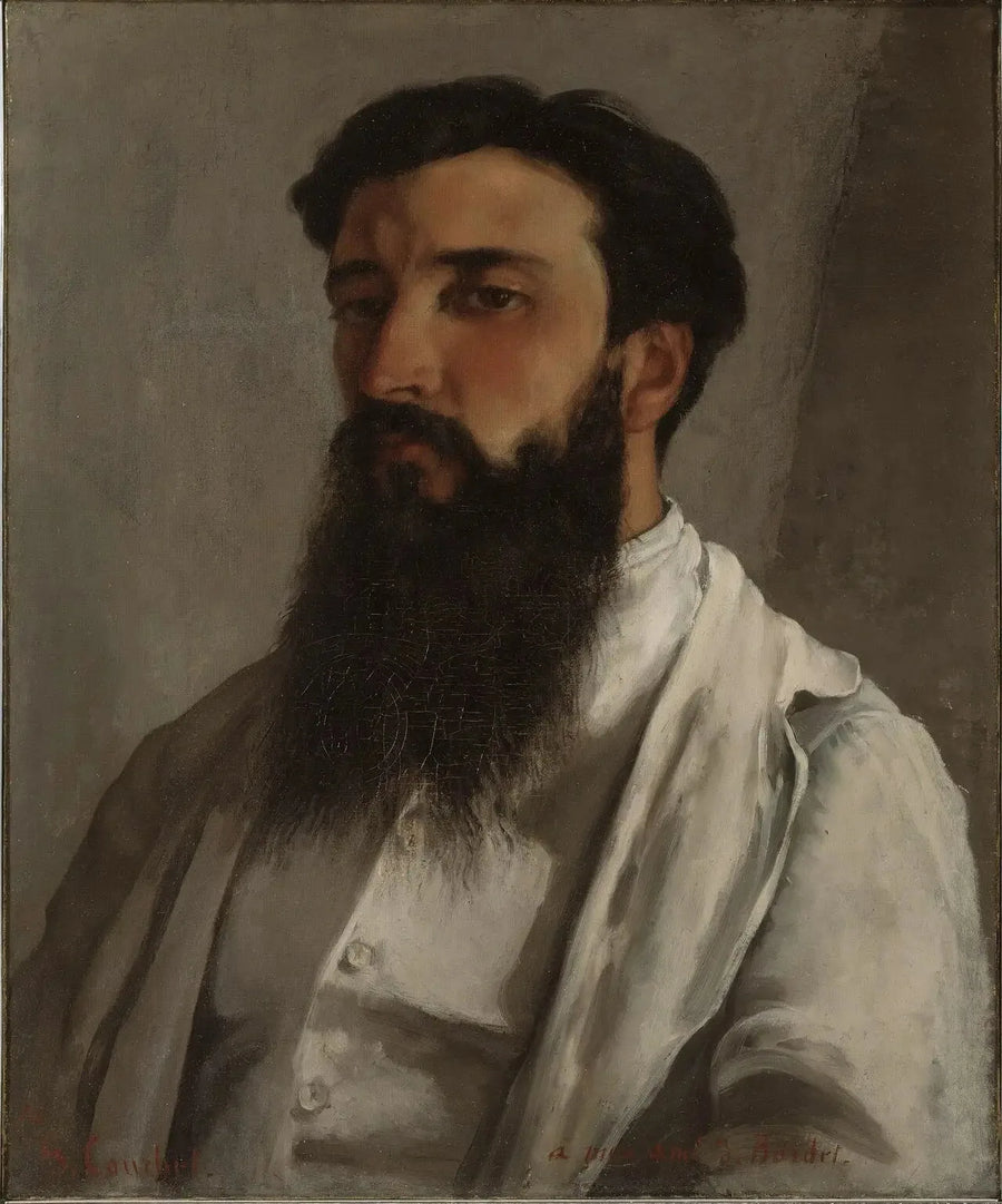 Portret van Jules Bordet - Gustave Courbet