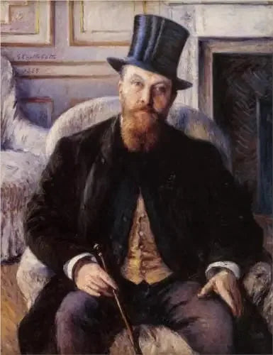 Portret van Jules Dubois - Gustave Caillebotte
