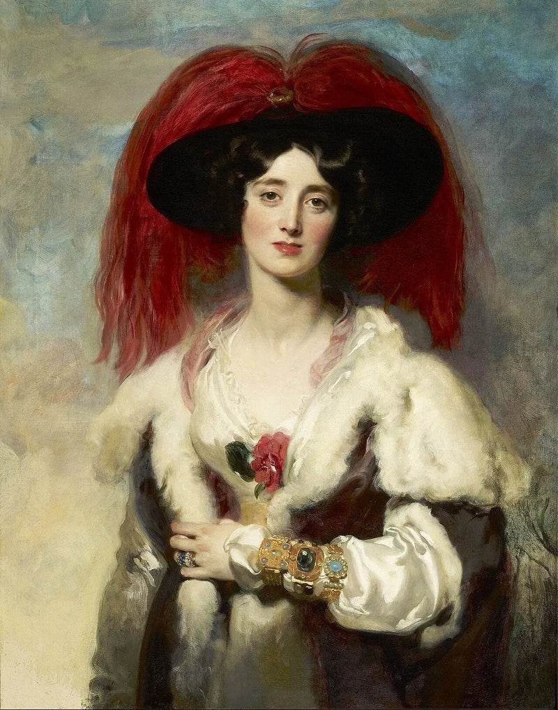 Portret van Julia, Lady Peel - Thomas Lawrence