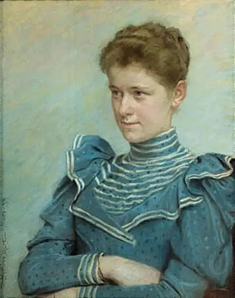Portret van Julie Reinhard, née Vett. - Peder Severin Krøyer
