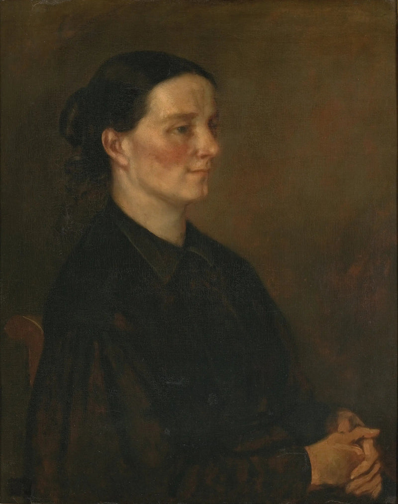 Portret van Juliette Courbet - Gustave Courbet