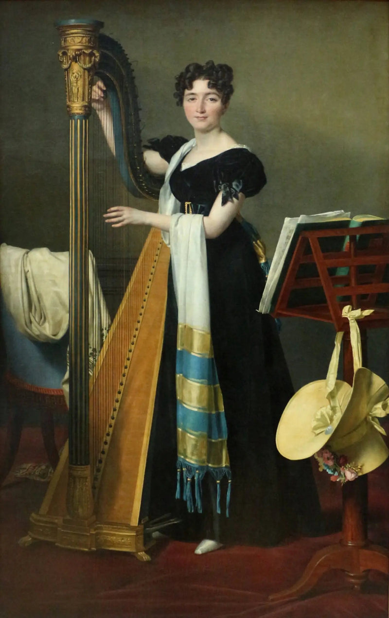 Portret van Juliette de Villeneuve - Jacques-Louis David