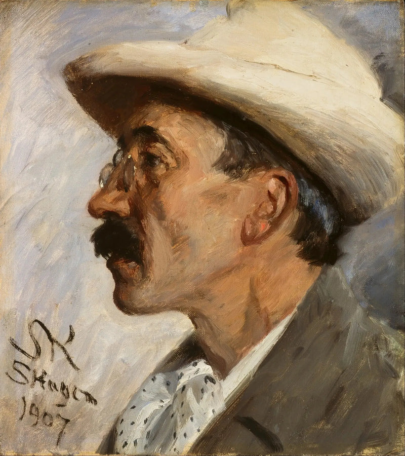 Portret van Julius Paulsen (1860-1940) - Peder Severin Krøyer